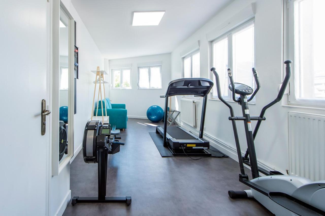 Suites Mana - Le Manaloft, Chic Et Moderne Avec Salle Privee De Fitness En Plein Centre-Ville De Rethel Dış mekan fotoğraf