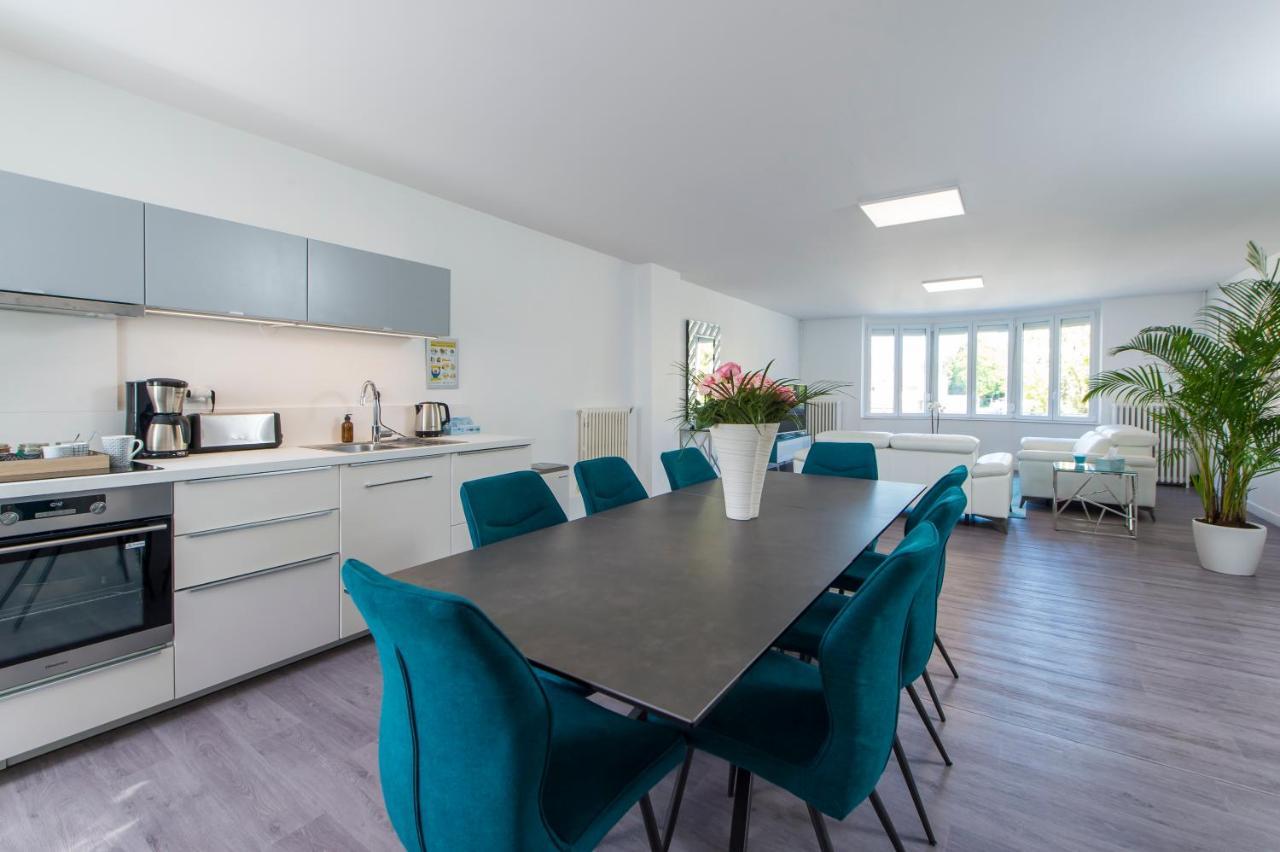 Suites Mana - Le Manaloft, Chic Et Moderne Avec Salle Privee De Fitness En Plein Centre-Ville De Rethel Dış mekan fotoğraf