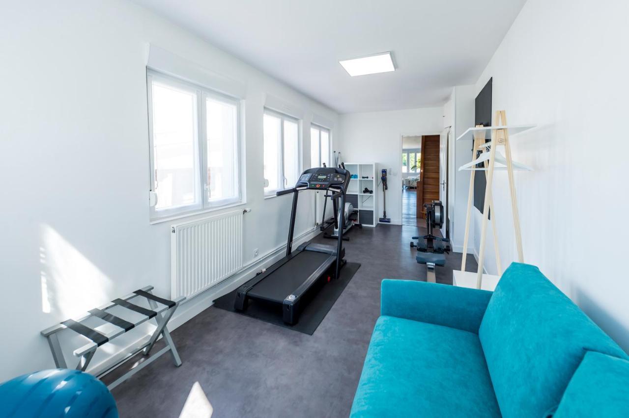 Suites Mana - Le Manaloft, Chic Et Moderne Avec Salle Privee De Fitness En Plein Centre-Ville De Rethel Dış mekan fotoğraf